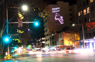Mr. Energizer Video Projection
